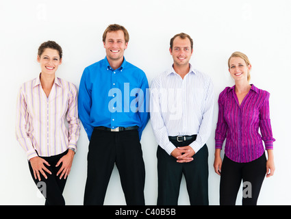 Happy business team Foto Stock