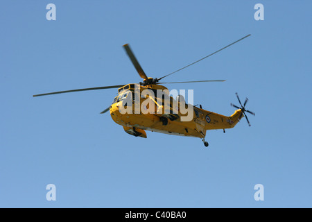RAF per la ricerca e il Salvataggio in elicottero. Westland Sea King. Foto Stock