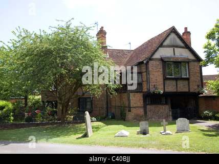 Lich Cottage di Gate parte di St Michaels Chiesa a Bray - Berks Foto Stock