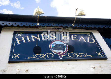 Cerve Head Pub a Bray - Berks Foto Stock