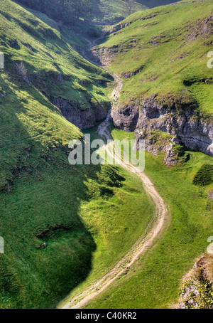 Grotta Dale Castleton nel Derbyshire Peak District Foto Stock