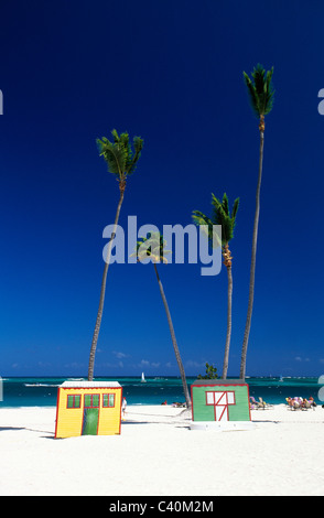 Al di fuori, cattedrale, a cupola, Rep, Repubblica Dominicana, all'aperto, fuori, Caraibi, Caraibi, palm, palme, Palm Beach, Playa B Foto Stock