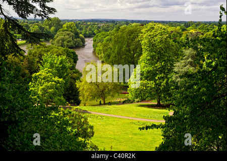 Vista da Richmond Hill; Blick vom Richmond Hill, Londra Foto Stock