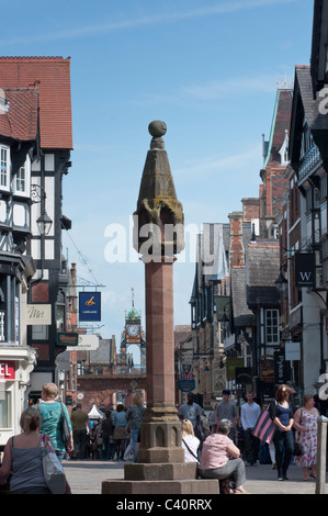 La croce di Chester, Cheshire, Regno Unito Foto Stock