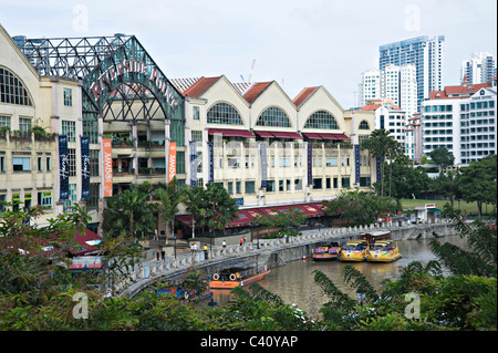 Il Brewerkz Micro Brewery Bar e ristorante in Riverside Point Complex in Clarke Quay Repubblica di Singapore Foto Stock