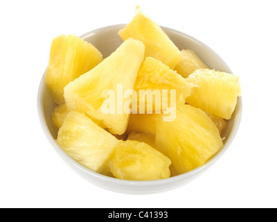 Pezzi di ananas Foto Stock