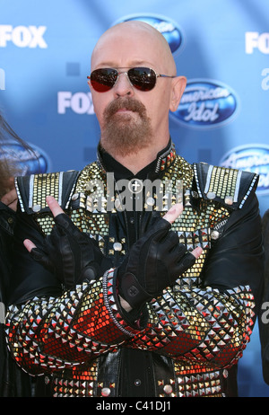 ROB HALFORD IDOLO AMERICANO Grand Final 2011 DOWNTOWN LOS ANGELES CALIFORNIA USA 25 Maggio 2011 Foto Stock