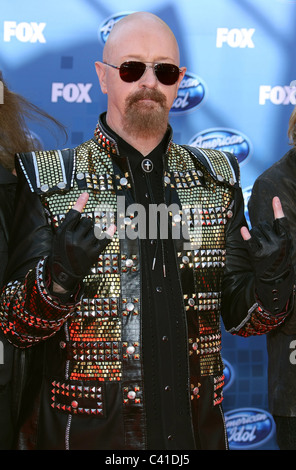 ROB HALFORD IDOLO AMERICANO Grand Final 2011 DOWNTOWN LOS ANGELES CALIFORNIA USA 25 Maggio 2011 Foto Stock