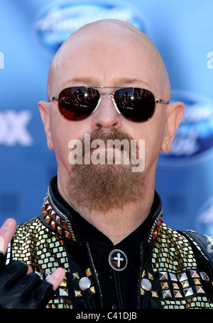 ROB HALFORD IDOLO AMERICANO Grand Final 2011 DOWNTOWN LOS ANGELES CALIFORNIA USA 25 Maggio 2011 Foto Stock