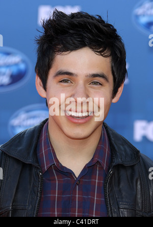 DAVID ARCHULETA IDOLO AMERICANO Grand Final 2011 DOWNTOWN LOS ANGELES CALIFORNIA USA 25 Maggio 2011 Foto Stock