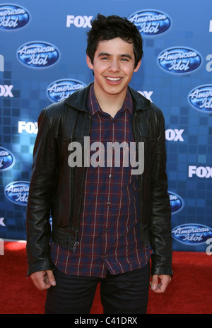 DAVID ARCHULETA IDOLO AMERICANO Grand Final 2011 DOWNTOWN LOS ANGELES CALIFORNIA USA 25 Maggio 2011 Foto Stock