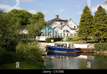 Monkey Island sul Fiume Tamigi vicino a Bray Foto Stock