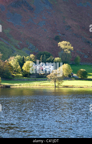 Hallin cadde da Ullswater, Cumbria. Foto Stock