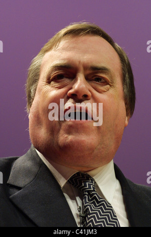 JOHN PRESCOTT, Labour Party conference, a Glasgow in Scozia, 16 febbraio 2003. Foto Stock