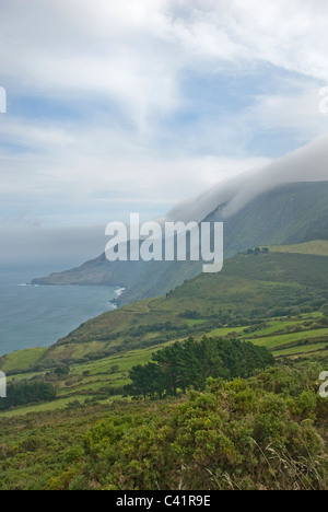 Serra da Capelada, sulla costa nord occidentale della Galizia, Spagna Foto Stock