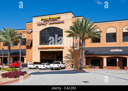 Bruce Rossmeyer Harley Davidson Center di Daytona, Florida, Stati Uniti d'America Foto Stock