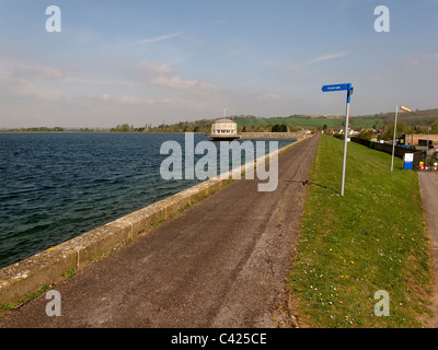 Serbatoio Farmoor, Oxfordshire, Aprile 2011 Foto Stock