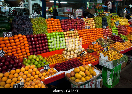 Il Perù, Chiclayo, mercato della frutta. Foto Stock