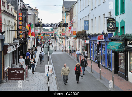 Oliver Plunkett Street la città di Cork in Irlanda Foto Stock