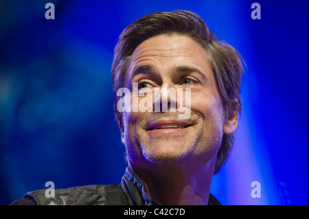 Rob Lowe attore americano nella foto a Hay Festival 2011 Foto Stock