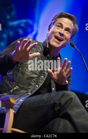 Rob Lowe attore americano nella foto a Hay Festival 2011 Foto Stock