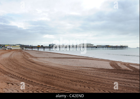 Paignton pier Devon England Regno Unito Foto Stock