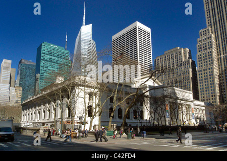 Biblioteca Pubblica di New York Foto Stock