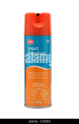 Repellente per insetti Spray con DEET Foto Stock