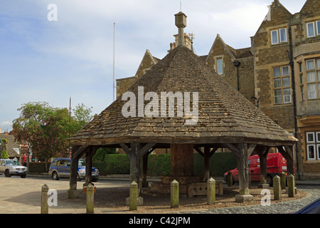 Il burro Croce, Oakham, Rutland. Noto anche come il mercato croce. Foto Stock