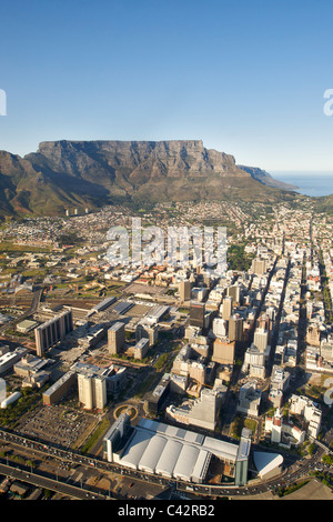 Vista aerea della città di Cape Town, Sud Africa. Foto Stock
