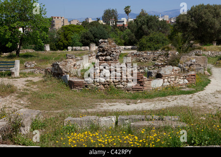 Antica Agorà di Atene, Grecia Foto Stock