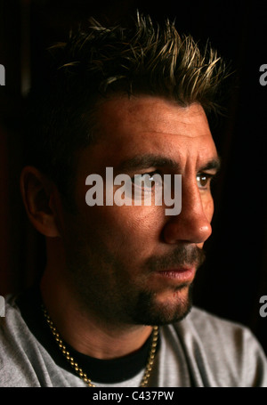 L'immagine sportiva da Belfast: Boxer Wayne McCullough. Foto Stock