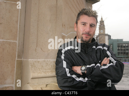 L'immagine sportiva da Belfast: Boxer Wayne McCullough. Foto Stock