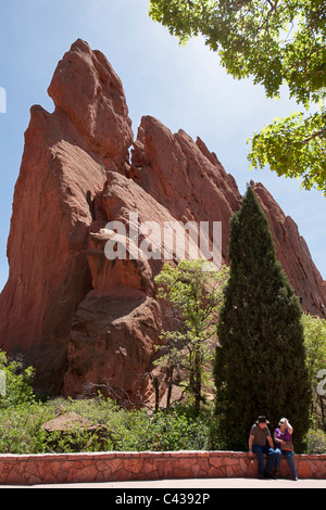 Gateway sud Rock, Giardino degli dèi, Colorado Springs CO Foto Stock