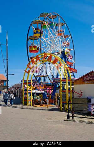 Ingresso alla fiera del divertimento Luna Park Scarborough North Yorkshire Inghilterra Regno Unito GB Gran Bretagna Foto Stock