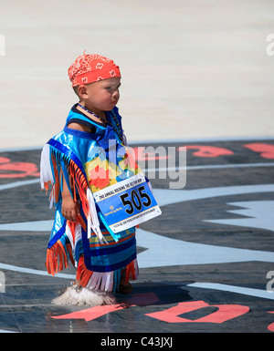 El Paso, Texas, Stati Uniti d'America - Ysleta del Sur powwow organizzata dall'Tigua tribù. Foto Stock