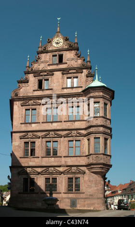 Il vecchio municipio, Gernsbach, Murgvalley, Foresta Nera, Baden-Württemberg, Germania, Europa Foto Stock