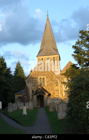 Chiesa Parrocchiale, Shere, Surrey Foto Stock