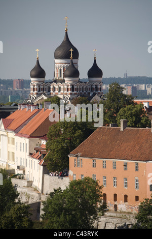 Alexander Newski-Kathedrale, Città Vecchia, Paesi Baltici, Cattedrale di montagna, Estonia, Europa, cattedrale, chiesa, Tallinn Foto Stock