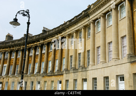 Il Royal Crescent, Bath, Inghilterra Foto Stock
