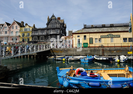 Il ristorante della stazione dartmouth Devon England Regno Unito Foto Stock