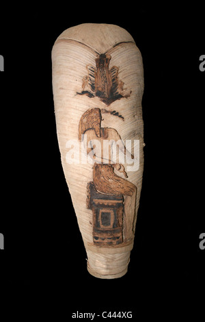 Mummie da resti di un Ibis (sacro al dio egiziano Thoth) Foto Stock