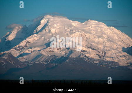 Montare il tamburo, Wrangell, St. Elias National Park, Alaska, Stati Uniti d'America, America del Nord, il paesaggio, le montagne Foto Stock