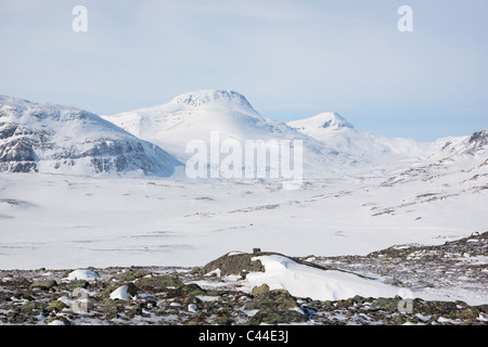 Immagine di svedese montagne artico Foto Stock