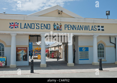 Lands End Centro Cornwall Inghilterra Foto Stock