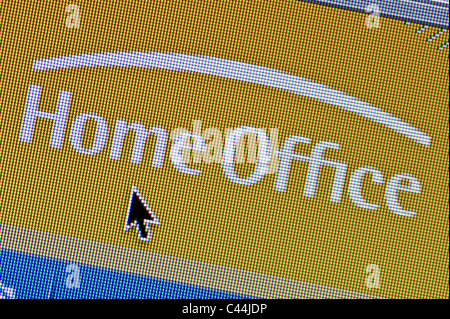 Close up Home logo Office come si vede sul suo sito web. (Solo uso editoriale: -print, TV, e-book e Redazione sito web). Foto Stock