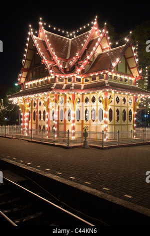 Il Royal Sala di attesa presso la Stazione Ferroviaria di Hua Hin Tailandia Foto Stock