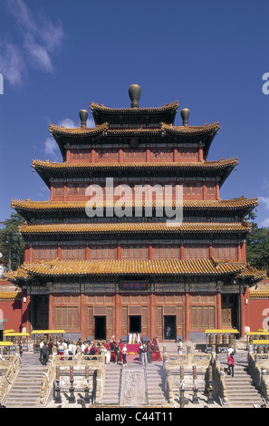 Architettura, Asia, Chengde, Cina, Cinese, Hebei, patrimonio storico, vacanza, Landmark, a Pagoda, Provincia, Puning si, Religi Foto Stock