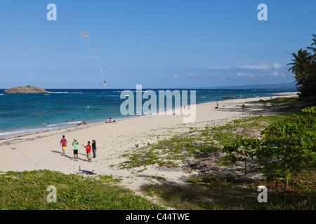 Spiaggia di Puerto Plata, Repubblica Dominicana Foto Stock