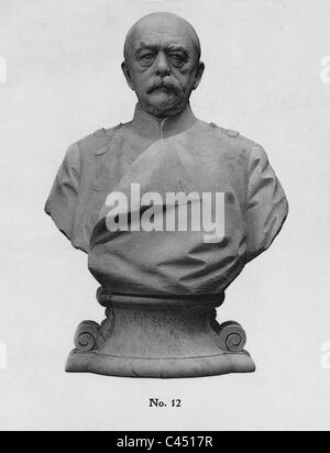 Otto von Bismarck busto da Reinhold Begas Foto Stock